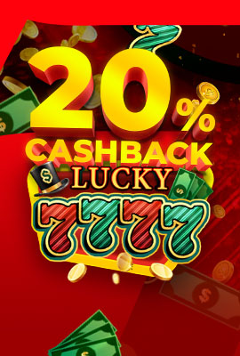 20% Cashback Lucky 7777