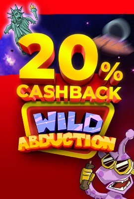 20% Cashback Wild Abduction